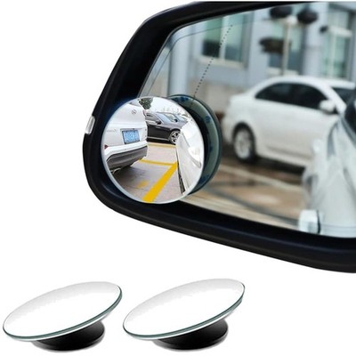 Hochwertiger 360° Verstellbarer Toter-Winkel-Spiegel, , HD Glas, 2er Set