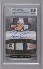 2018-19 THE CUP SIGNATURE MATERIALS ACA8.5 JESPERI KOYKANIEMI - Rookie