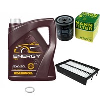 Mann Inspektionspaket Filterset 5L Mannol Energy 5W-30 FüR Mazda 5 2.0 3