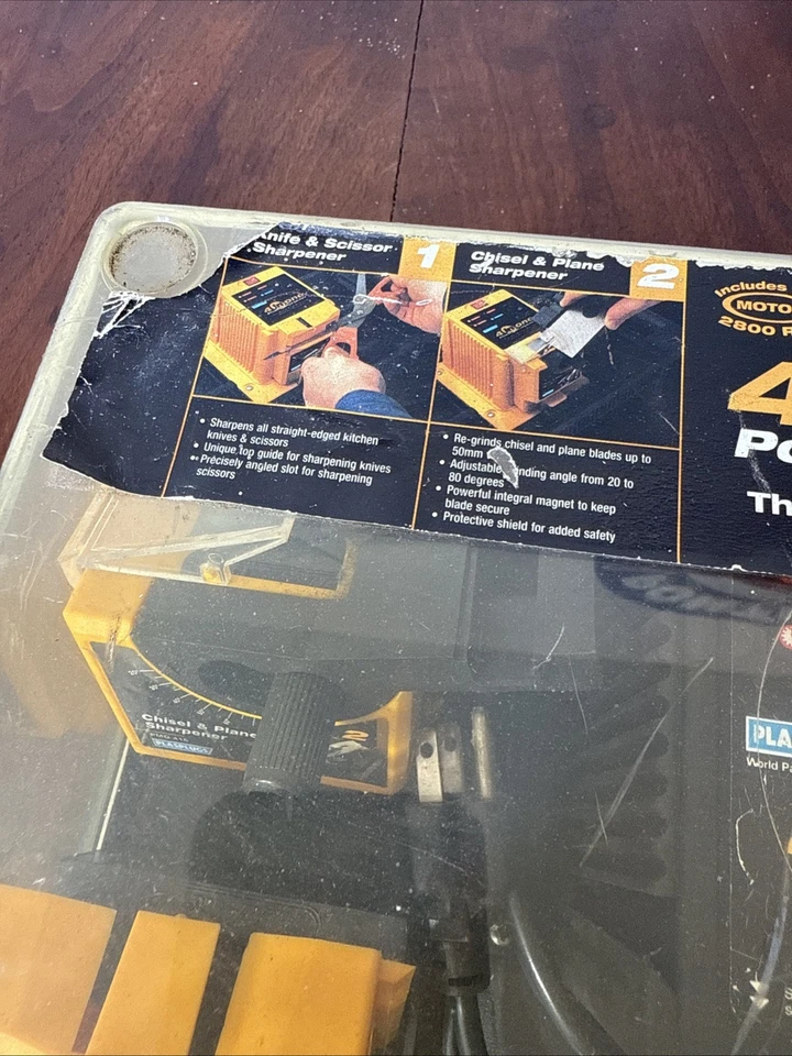 Plasplugs XTRA AFILADOR 4 en 1 cuatro en uno cuchillo eléctrico tijeras taladro Foto 3 de 4