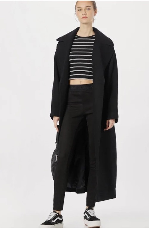 NWT MAC Thermo Black Denim Leggings Pull-on Jeans Sporty Size 44 US 14 image 2