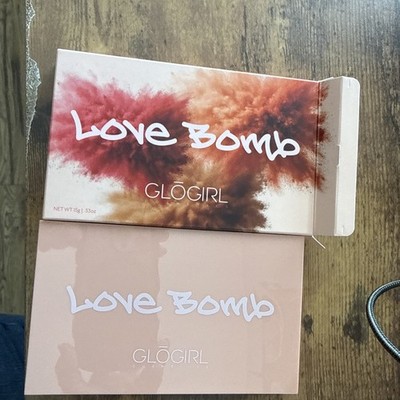 NEW GLOGIRL Cosmetics Love Bomb 12 Color Eyeshadow Palette NIB Pretty Shades