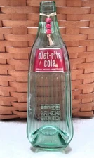 DIET RITE COLA; ACL SODA BOTTLE; (SLUMPED) UPCYCLED; 16 OZ BOTTLE;