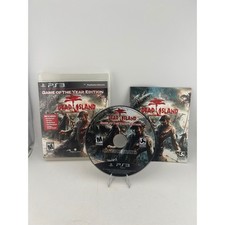 Dead Island Game of the Year Edition PS3 Complete Zombie Horror Halloween