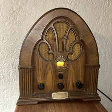 Philco Ford Cathedral Radio Special Edition Model #R89 80th Anniversary  WORKS!