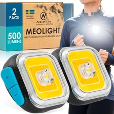 MEOLIGHT 500 Lumen Light for Running, Dogs, Walking - Wearable Meolight 