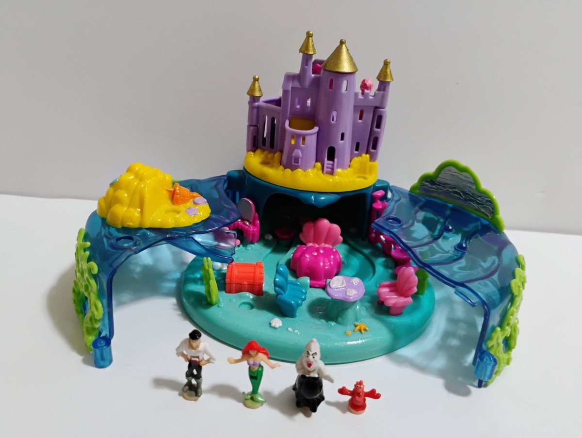Vntg 1996 Bluebird Polly Pocket Disney Little Mermaid Underwater