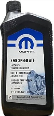 2 Quart Genuine Mopar 8 & 9 Speed Automatic Transmission Fluid 68218925AB