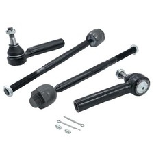 Set of 4 Front Inner  Outer Tie Rod End Kit for Chevy EV800084 ES800223