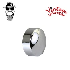 VINTAGE LOWRIDER BICYCLE HANDLEBAR GRIP CLASSIC STYLE END PLUG CHROME