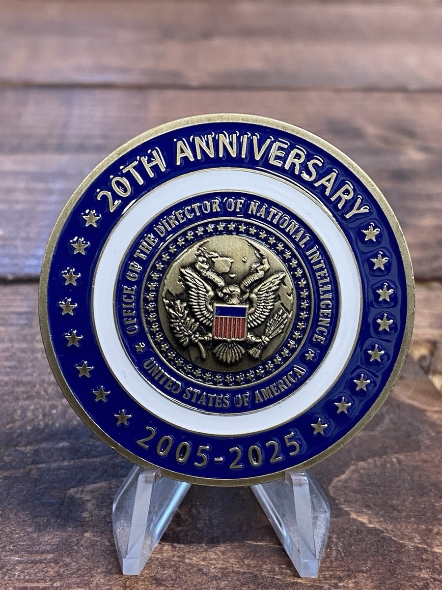 【実物】CIA　中央情報局　チャレンジ CIA DNI NSA Director of National Intelligence 20th Anniversary