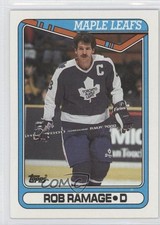 1990-91 Topps Rob Ramage #317 0k3