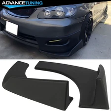 Universal Front Rear Bumper Lip Splitters Winglets Canards 30x4 Inches 2PC - PP