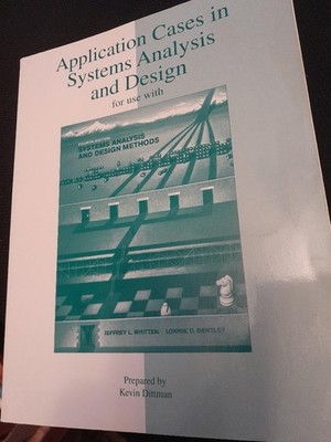 Application Cases in Systems Analysis & Design