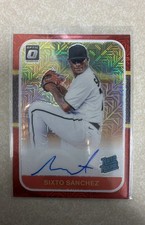 Sixto Sanchez 2021 Panini Donruss Optic Retro 1987 Rated Rookies auto #87RR-SS