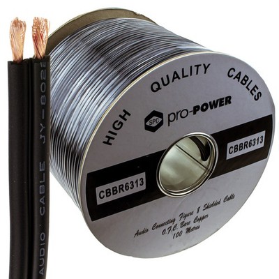 Doppel Ofc Individuell Knietablett Abgeschirmtes / Audio Lautsprecher Kabel