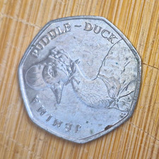 UK 50p 2016 Jemima Puddle-Duck (Beatrix Potter) Elizabeth II Coin - Available on eBay