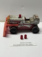 2 new red stacks for Marx Tin Wind-up Red Climbing Tractor TD 18 Diesel 12 Litho