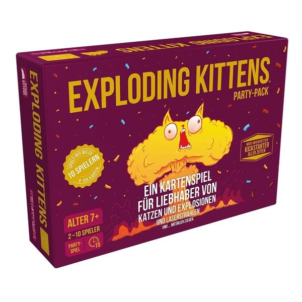 Gw20B2 Exploding Kittens - Party-Pack Neu & Ovp-image