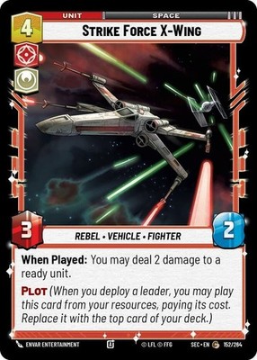 x3 Strike Force X-Wing C Star Wars Secrets of Power M/NM