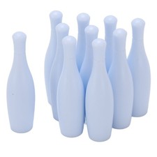10pcs Kids Mini Bowling Balls Set Plastic Portable Bowling Balls Toy Gifts for