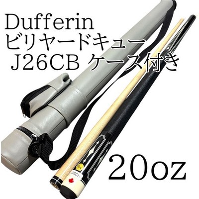 Dufferin J26CB 20oz Pool Cue with Case Wooden Shaft Used