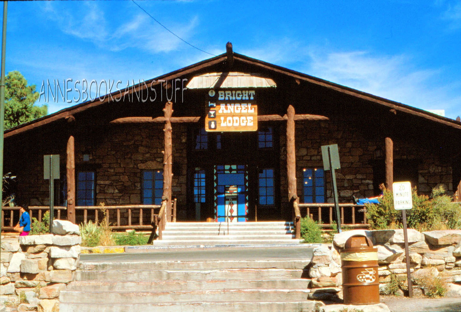 35 mm color slides lot of 4 * 1990 GRAND CANYON Gen Store, Station, Angel Lodge