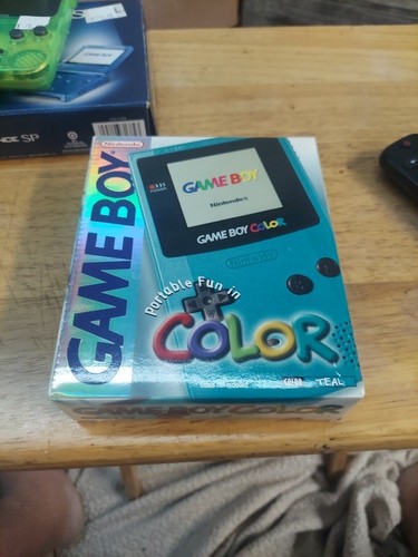 Nintendo Game Boy Color Teal Console Complete CIB w/ Box & Inserts - Tested READ - Picture 12 of 12