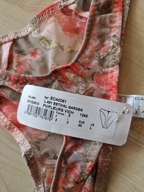 Lise Charmel Antigel estival garden fleurs women size L thong
