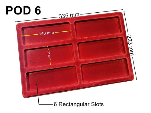 Red Tray Protection Display Coin Coins Medals Medal Transparent Cover Many Types - Picture 9 of 50