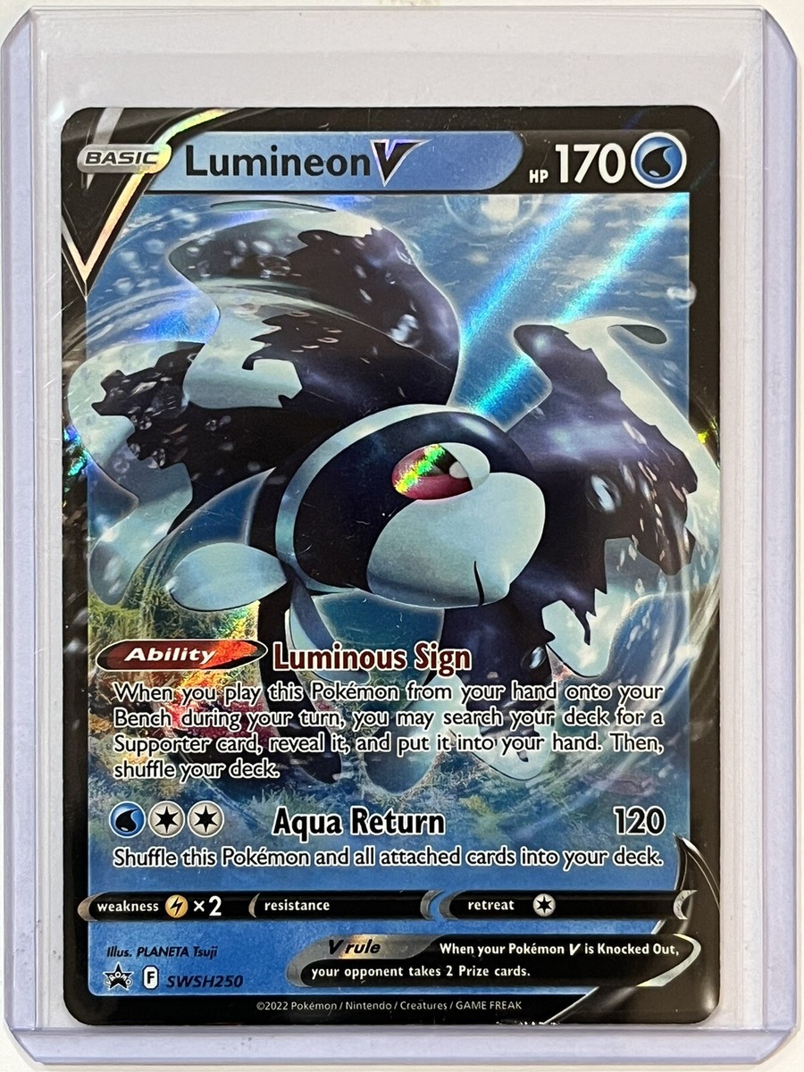 Lumineon V SWSH250 Black Star Promo | Pokemon TCG Near Mint NM Lumineon V SWSH250 Black Star Promo | Pokemon TCG Near Mint NM