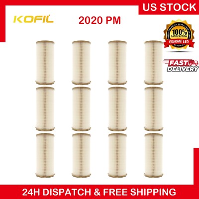 12 pcs-Fuel Water Separating Filter, 30 Micron, Replaces Racor 2020PM-OR
