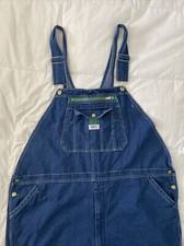 Liberty Bib Overalls Men's Size 50x32 Blue Denim Carpenter Farmer