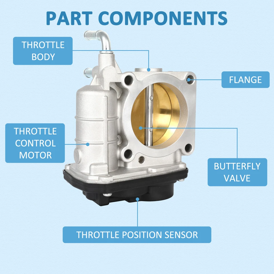 Cuerpo del acelerador lateral derecho para INFINITI para G37 para M37 Q50 para Nissan 370Z 3,7 L Foto 3 de 4