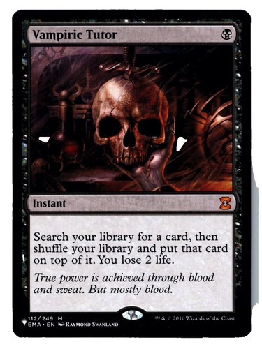 Magic: The Gathering Vampiric Tutor Mythic Instant SOA M0035 Paul