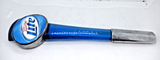 { Miller Lite Beer Blue Lucite Acrylic Draft Tap Handle Pull Knob 12"