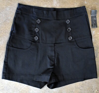 Rock Steady High Waisted Shorts  Pinup Rockabilly