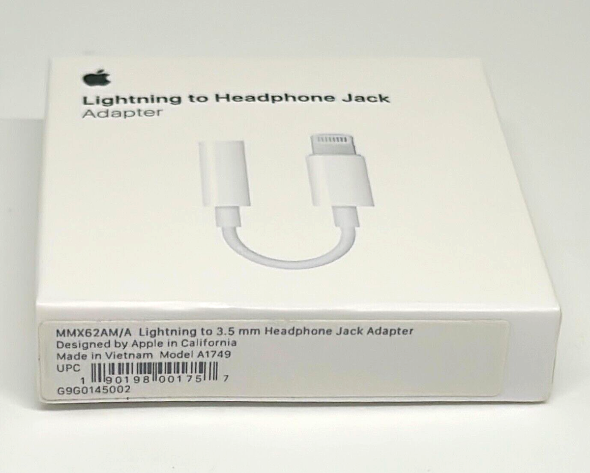 OEM Apple Lightning to Headphone Jack AUX Adapter For iPhone X 11 12 13 14