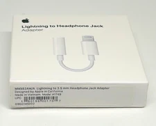 OEM Apple Lightning to Headphone Jack AUX Adapter For iPhone X 11 12 13 14