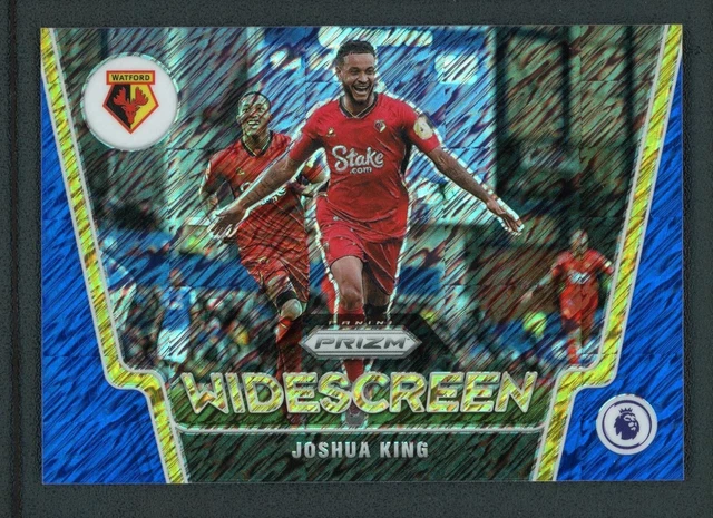 2021-22 JOSHUA KING 4/8 PANINI PRIZM PREMIER LEAGUE SHIMMER BLUE WIDESCREEN