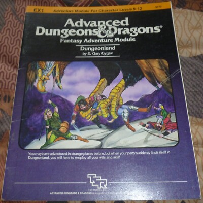AD&D. EX1. Dungeonland. TSR 9072. 1983. sehr guter Zustand+