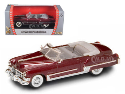1949 Cadillac Coupe deVille 限定版 1949 CADILLAC COUPE DEVILLE CONVERTIBLE BURGUNDY 1/43 MODEL ROAD