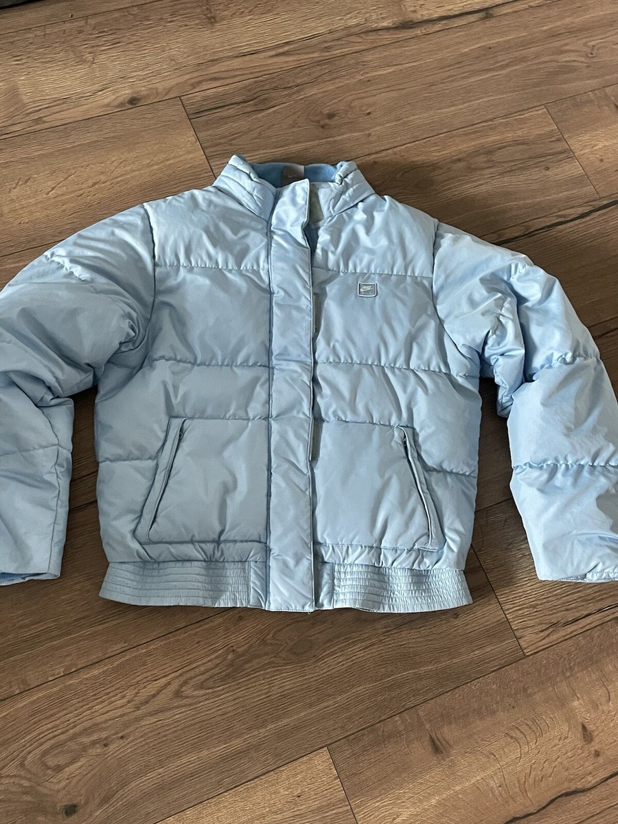 baby blue nike puffer jacket