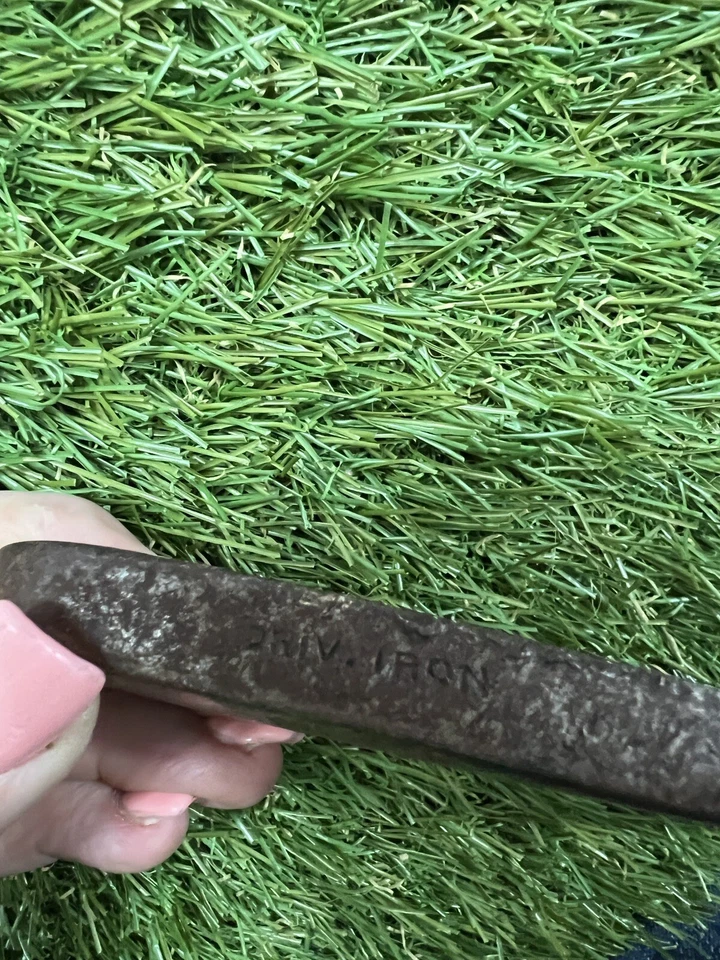 Spaulding Gold Medal Antique Accurate 3 Iron Hammer Brand, RH, Wood Shaft - Image 4 of 4