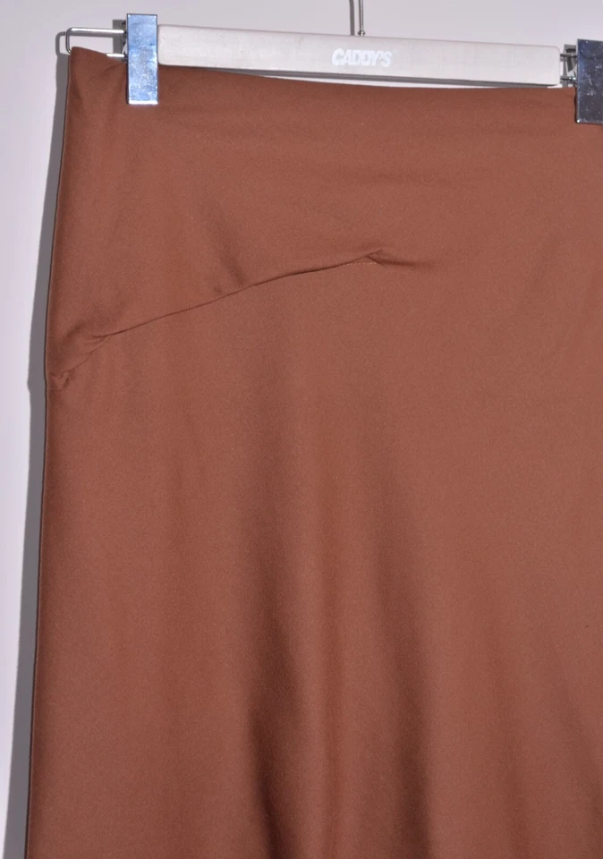 复古 LANVIN 女式羊毛/羊绒棕色裙子 42 码 — 第 2/4 张图片