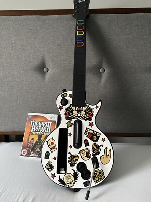 Guitar Hero Les Paul Wireless Guitar For Nintendo Wii Guitar Hero