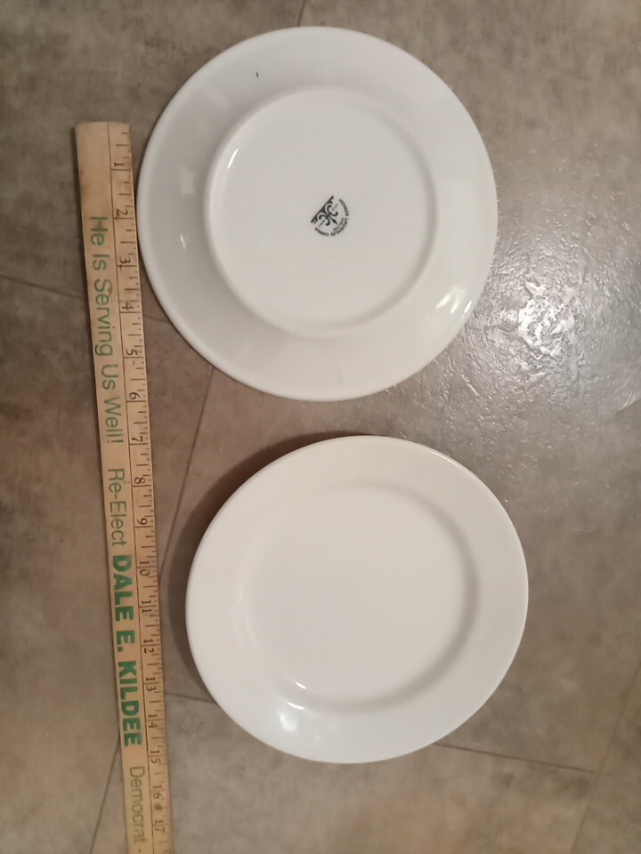 Restaurant Ware Homer Laughlin White Round Dinner Plate 8