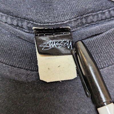 Vintage Stussy 80s One World One Love Faded Single Stitch T Vintage Stussy 80s One World One Love Faded Single Stitch T