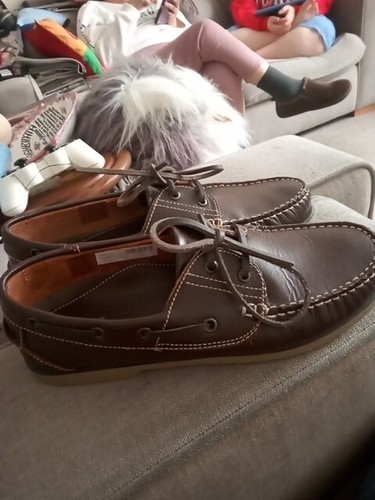 Brandneu Herren Größe 10. Braun Leder DEK - Bild 4 von 13