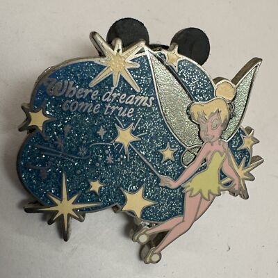 Disney Tinker Bell Where Dreams Come True Exclusive Pixie Dust Pin